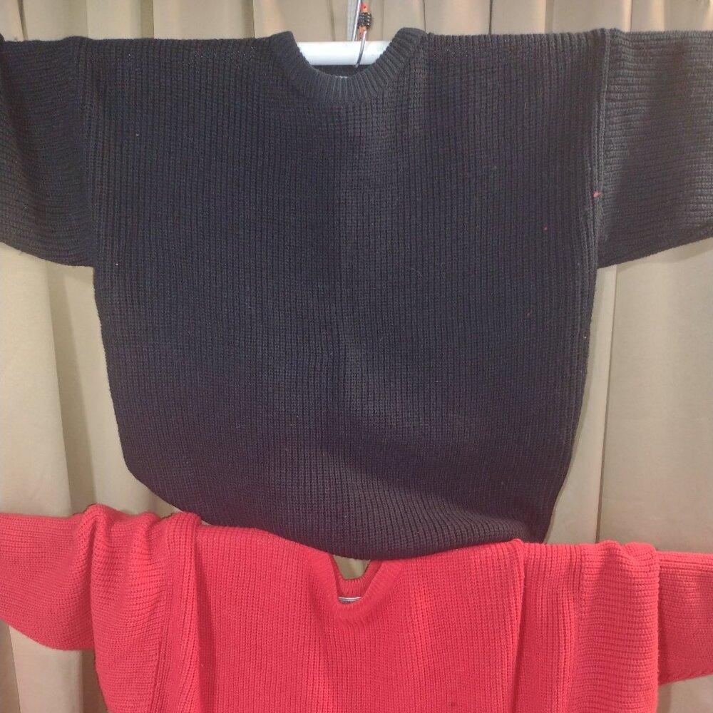 Women’s Cornerstone Sweaters – Red & Black – Size 22W